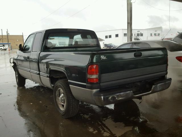 3B7HC13YXXG120492 - 1999 DODGE RAM 1500 GREEN photo 3