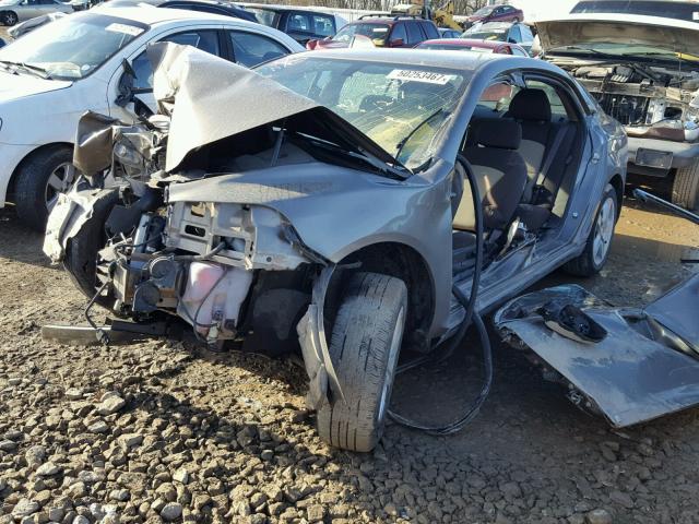 1G1ZA5E0XAF111916 - 2010 CHEVROLET MALIBU LS გრაფიტი ფოტო 2