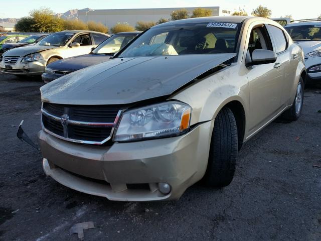 1B3CC5FB4AN181278 - 2010 DODGE AVENGER R/ TAN photo 2