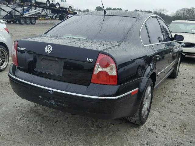 WVWRH63B12P181006 - 2002 VOLKSWAGEN PASSAT GLX BLACK photo 4