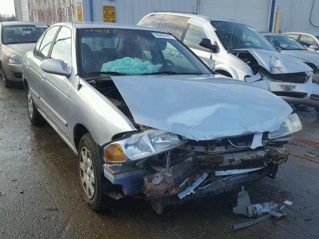 3N1CB51DX2L657094 - 2002 NISSAN SENTRA XE SILVER photo 1