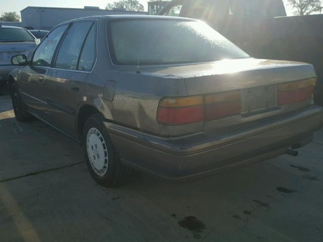 1HGCB7656MA140073 - 1991 HONDA ACCORD LX BROWN photo 3