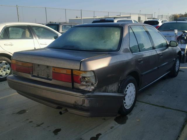 1HGCB7656MA140073 - 1991 HONDA ACCORD LX BROWN photo 4