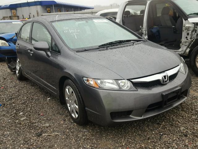 2HGFA16569H538034 - 2009 HONDA CIVIC LX GRAY photo 1