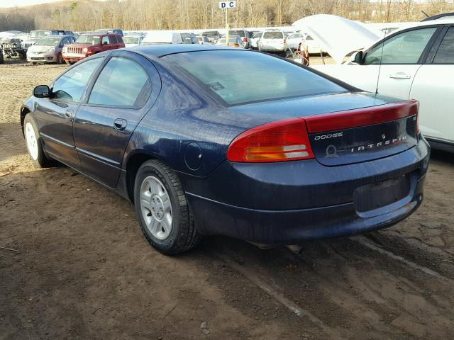2B3HD46R33H503821 - 2003 DODGE INTREPID S BLUE photo 3
