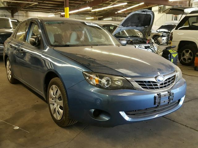 JF1GE61658H515777 - 2008 SUBARU IMPREZA BLUE photo 1