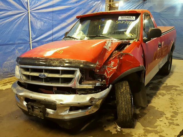 1FTZF1825WNB85983 - 1998 FORD F150 RED photo 2