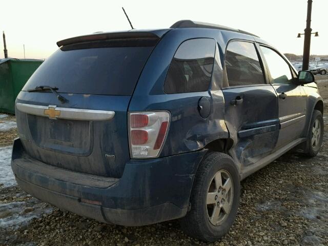 2CNDL23F976121661 - 2007 CHEVROLET EQUINOX LS BLUE photo 4