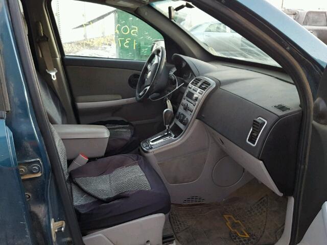 2CNDL23F976121661 - 2007 CHEVROLET EQUINOX LS BLUE photo 5