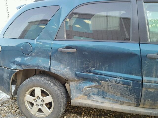 2CNDL23F976121661 - 2007 CHEVROLET EQUINOX LS BLUE photo 9