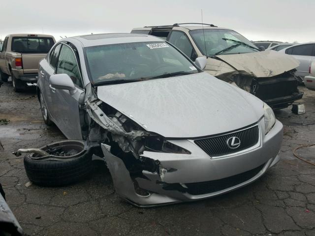 JTHBK262375026336 - 2007 LEXUS IS 250 SILVER photo 1