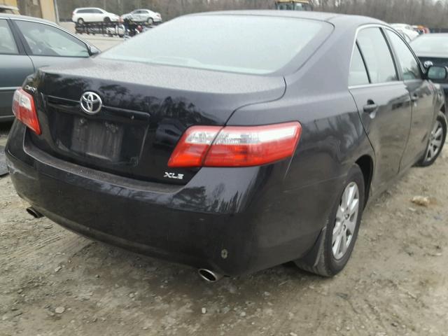 4T1BK46K17U020193 - 2007 TOYOTA CAMRY NEW BLACK photo 4