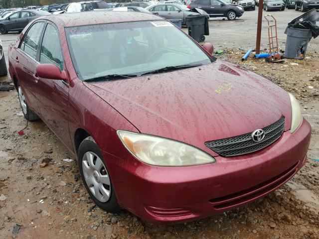 4T1BE32K44U290215 - 2004 TOYOTA CAMRY LE RED photo 1