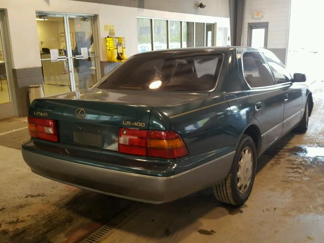 JT8BH22F3T0036914 - 1996 LEXUS LS 400 GREEN photo 4