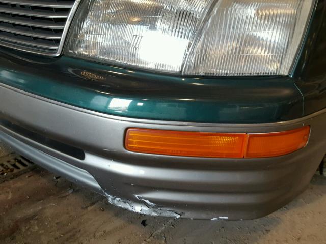 JT8BH22F3T0036914 - 1996 LEXUS LS 400 GREEN photo 9