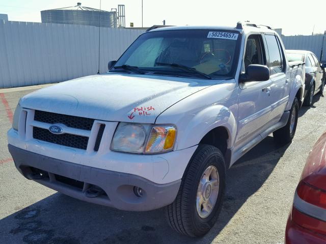 1FMZU77E01UB74386 - 2001 FORD EXPLORER S WHITE photo 2