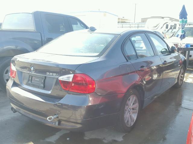 WBAVB17556NK31573 - 2006 BMW 325 I AUTO CHARCOAL photo 4