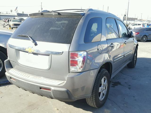 2CNDL63F766023847 - 2006 CHEVROLET EQUINOX LT GRAY photo 4