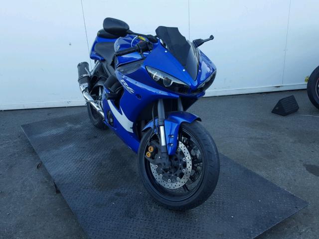 JYARJ06YX5A005821 - 2005 YAMAHA YZFR6 L BLUE photo 1