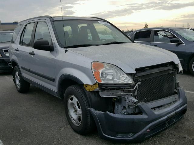 JHLRD68482C020541 - 2002 HONDA CR-V LX SILVER photo 1