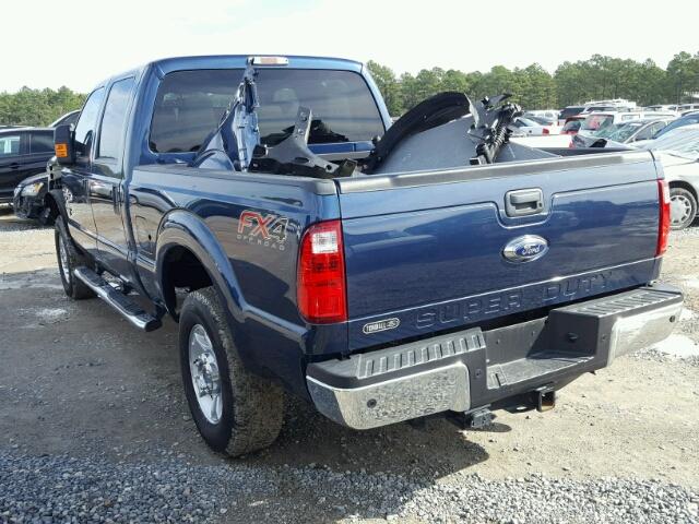 1FT7W2BT1GEC41112 - 2016 FORD F250 SUPER BLUE photo 3