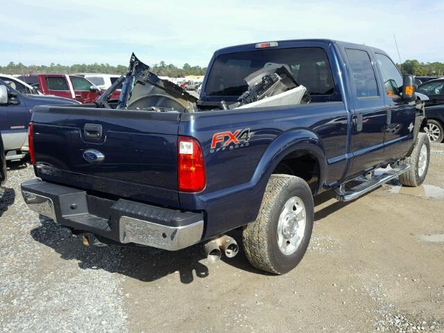 1FT7W2BT1GEC41112 - 2016 FORD F250 SUPER BLUE photo 4