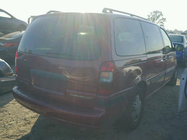 1GNDV23E05D103724 - 2005 CHEVROLET VENTURE LS RED photo 4