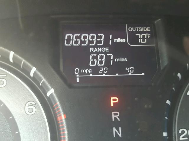 5FNRL5H63DB065470 - 2013 HONDA ODYSSEY EX MAROON photo 8