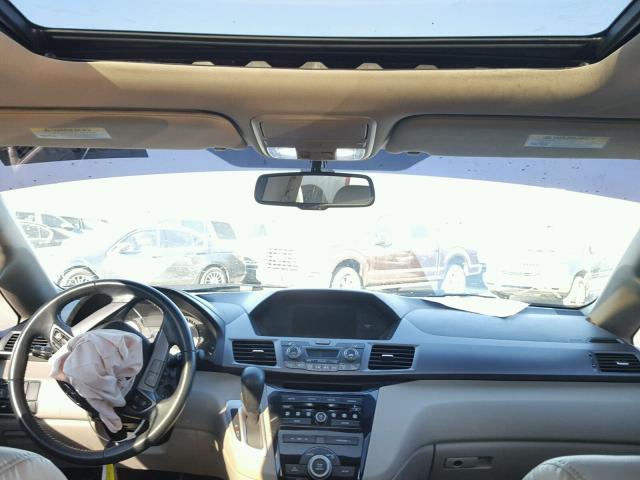 5FNRL5H63DB065470 - 2013 HONDA ODYSSEY EX MAROON photo 9