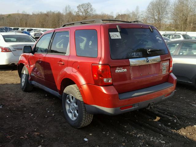 4F2CZ96148KM03857 - 2008 MAZDA TRIBUTE S RED photo 3