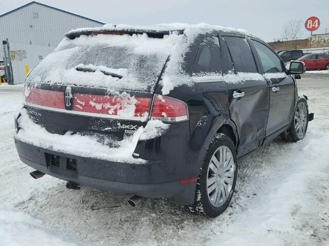 2LMDU88C48BJ17061 - 2008 LINCOLN MKX BLACK photo 4