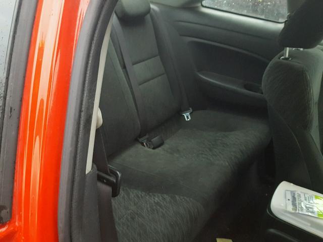 2HGFG12847H533331 - 2007 HONDA CIVIC EX წითელი ფოტო 6