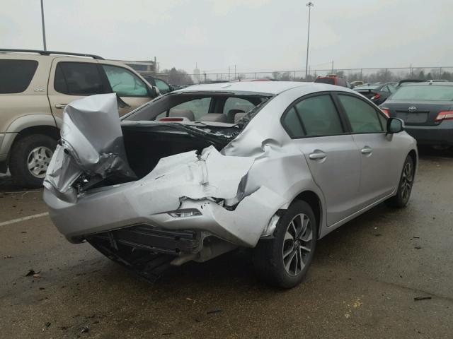 19XFB2F99DE027507 - 2013 HONDA CIVIC EXL 红色 照片 4