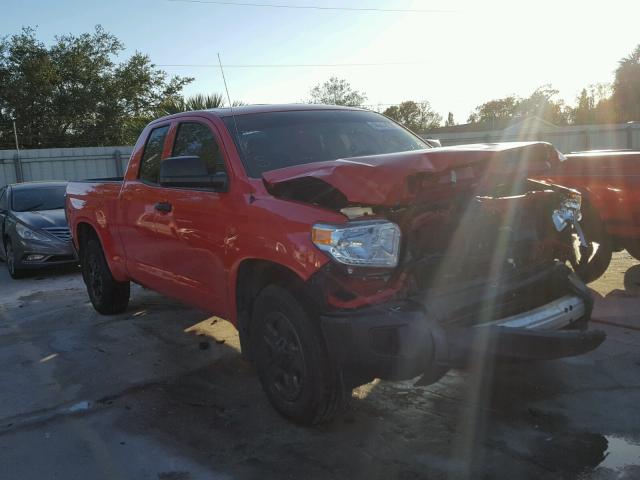 5TFRM5F1XFX090539 - 2015 TOYOTA TUNDRA DOU RED photo 1