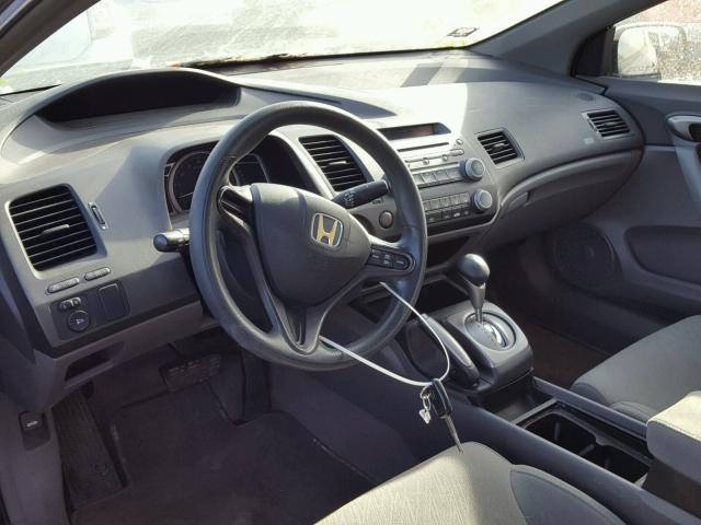 2HGFG12658H570730 - 2008 HONDA CIVIC LX GRAY photo 9