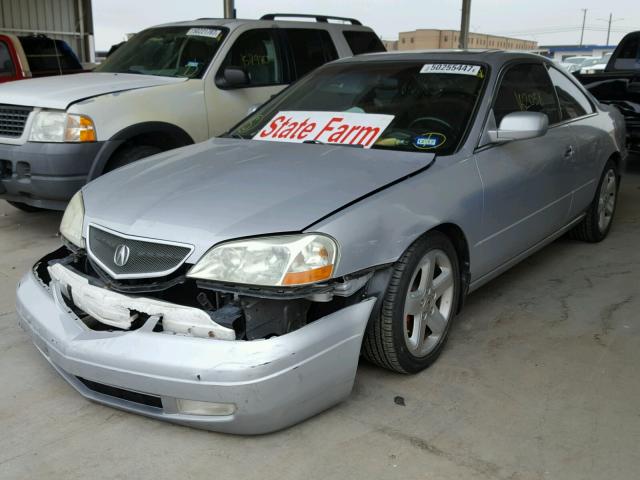 19UYA42602A000118 - 2002 ACURA 3.2CL TYPE SILVER photo 2