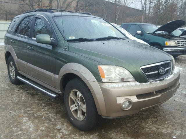 KNDJC733745181679 - 2004 KIA SORENTO EX GREEN photo 1