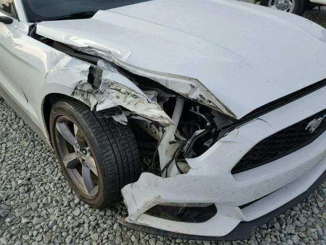 1FA6P8AM6G5218470 - 2016 FORD MUSTANG WHITE photo 9