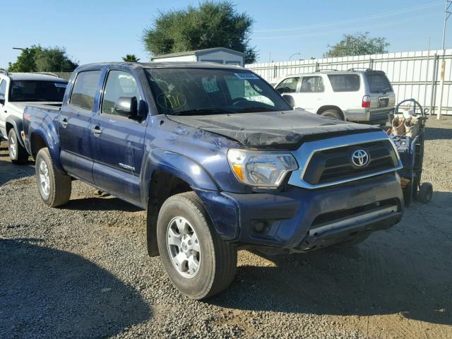 5TFJX4GN2DX025679 - 2013 TOYOTA TACOMA DOU BLUE photo 1