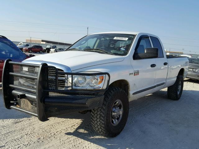 3D7KS28T89G506946 - 2009 DODGE RAM 2500 WHITE photo 2