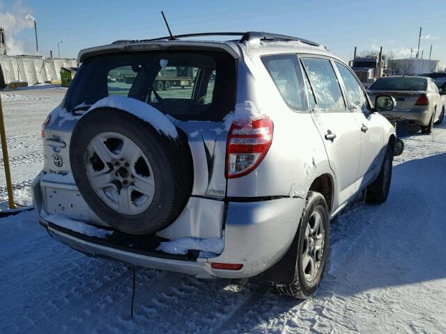 2T3BF33V69W005602 - 2009 TOYOTA RAV4 SILVER photo 4