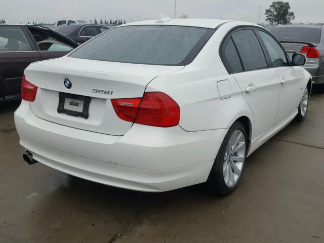 WBAPH5C51BA441934 - 2011 BMW 328 I SULE WHITE photo 4