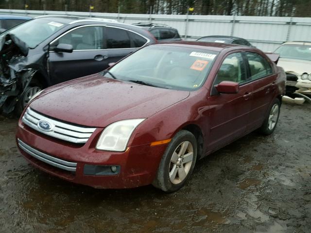 3FAHP07116R246275 - 2006 FORD FUSION SE BURGUNDY photo 2