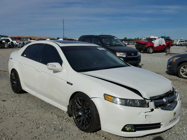 19UUA76517A009628 - 2007 ACURA TL TYPE S WHITE photo 1