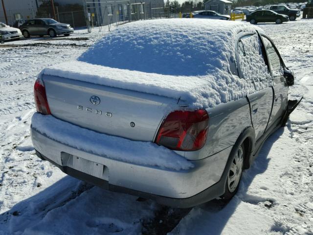 JTDBT123520218158 - 2002 TOYOTA ECHO SILVER photo 4