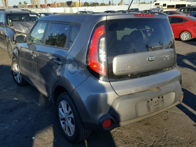 KNDJP3A58E7060070 - 2014 KIA SOUL + GRAY photo 3