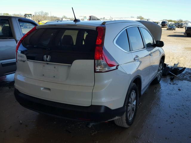 5J6RM3H70EL021249 - 2014 HONDA CR-V EXL WHITE photo 4