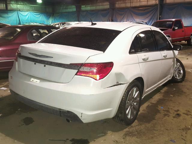 1C3CCBBB9DN525148 - 2013 CHRYSLER 200 TOURIN WHITE photo 4