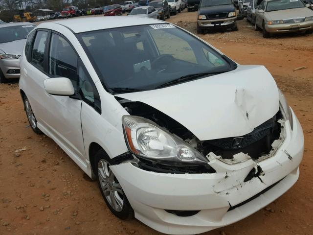 JHMGE8H49AS019334 - 2010 HONDA FIT SPORT WHITE photo 1