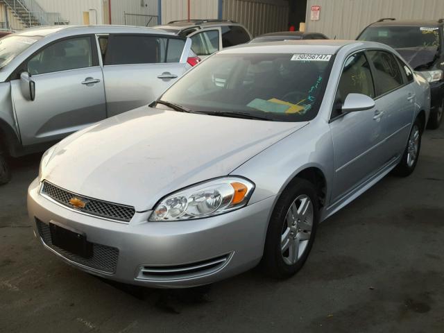 2G1WB5E36G1104746 - 2016 CHEVROLET IMPALA LIM SILVER photo 2